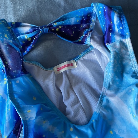 Jeskids 10/12 romper swimsuit with bow in back - Picture 14 of 16